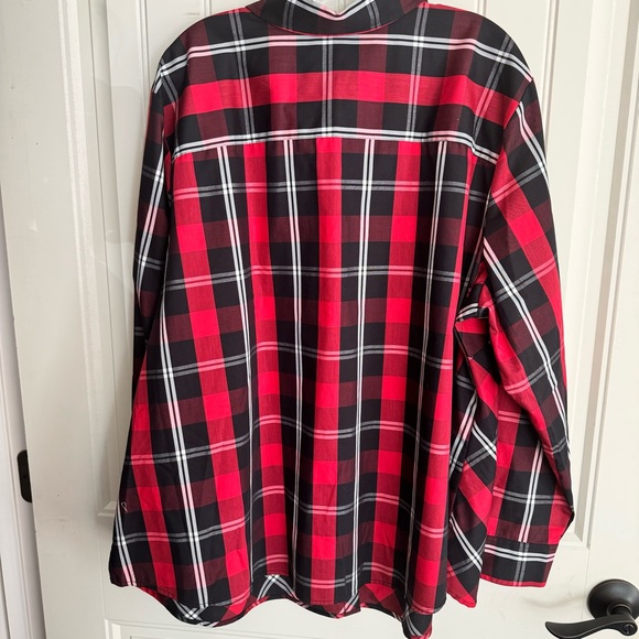 Foxcroft Tartan Blouse - Picture 6 of 8